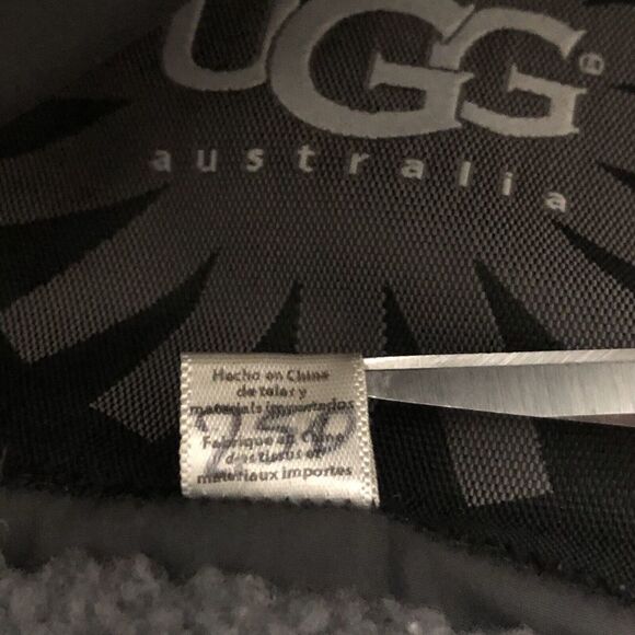 UGG Lambskin 80/20 Duck Down Belted Hooded Mid Length Puffer Coat Woman Size M - Picture 13 of 16